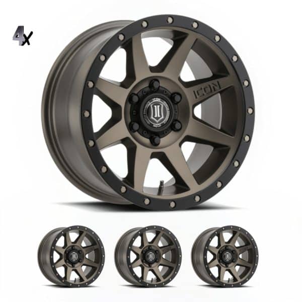 (17×8.50) 4x REBOUND BRONZE 6×5.5″ (0 OFFSET)