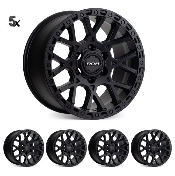 PRADO 120/150 (17X9) 5x CRAWLER WHEELS (6/139) +12 OFFSET