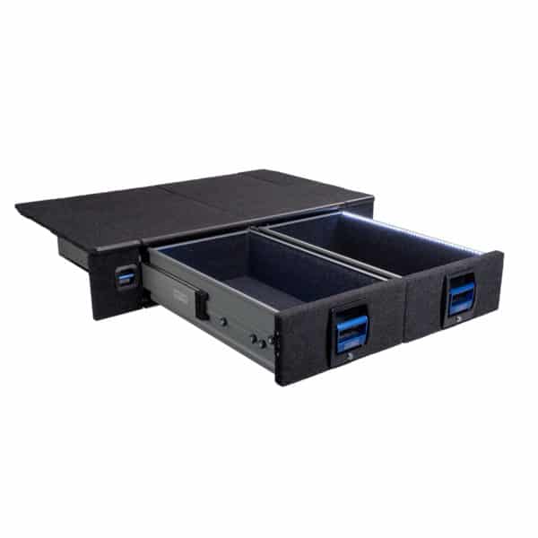 LC76 COMPLETE DUAL STORAGE DRAWER KIT 2007+