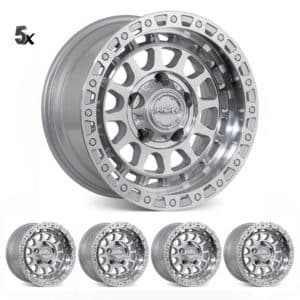 Prado 250 (18X9) 4x MATT BLACK VAPOUR WHEELS (6/139) +30 OFFSET