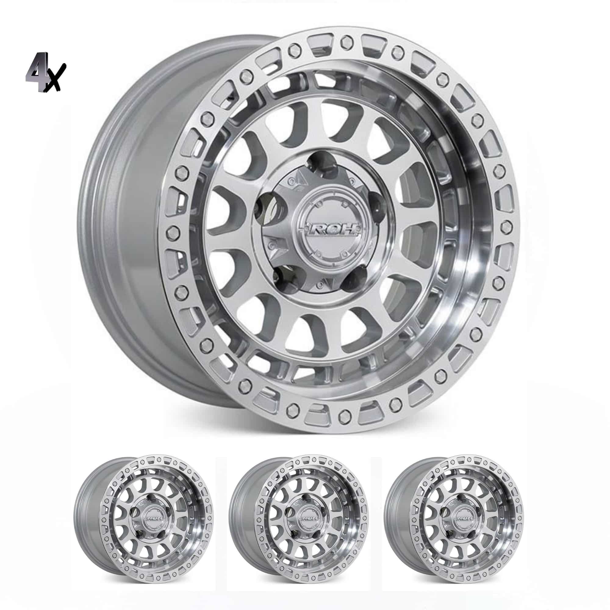Prado 250 (17X9) 4x Assault Full Machined (6/139) +40 OFFSET
