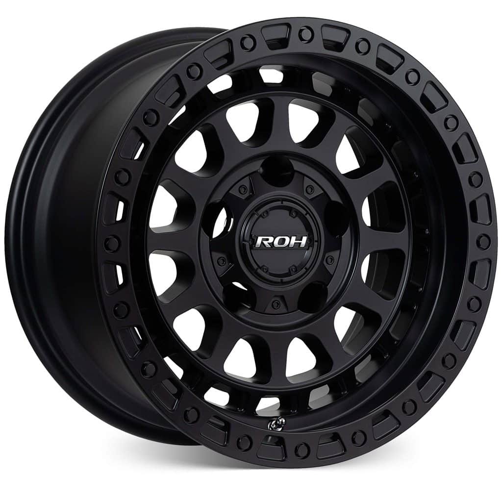 RANGER (17X9) RAID MATT BLACK 4x ALLOY WHEELS (6/139) +35