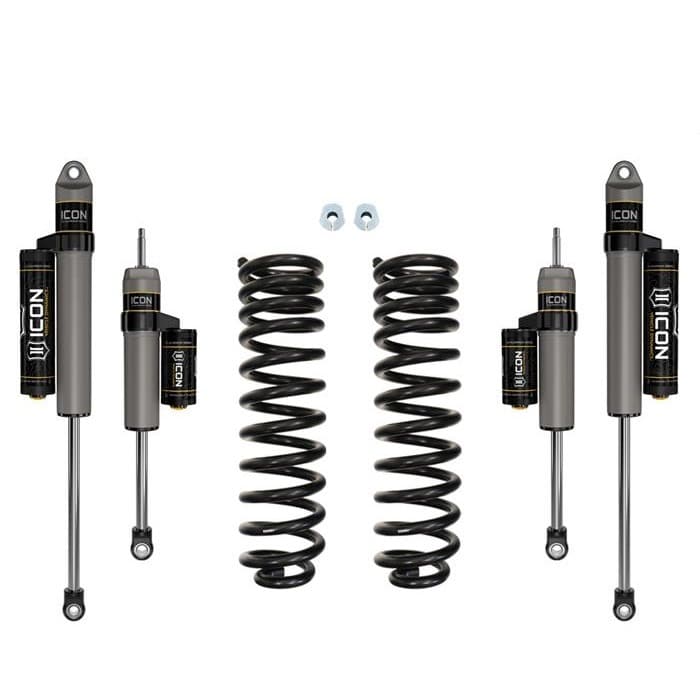 ICON 2005-2024 FORD F-250/F-350 SUPER DUTY 4WD DIESEL, 2.5″ LIFT, STAGE 2 SUSPENSION SYSTEM