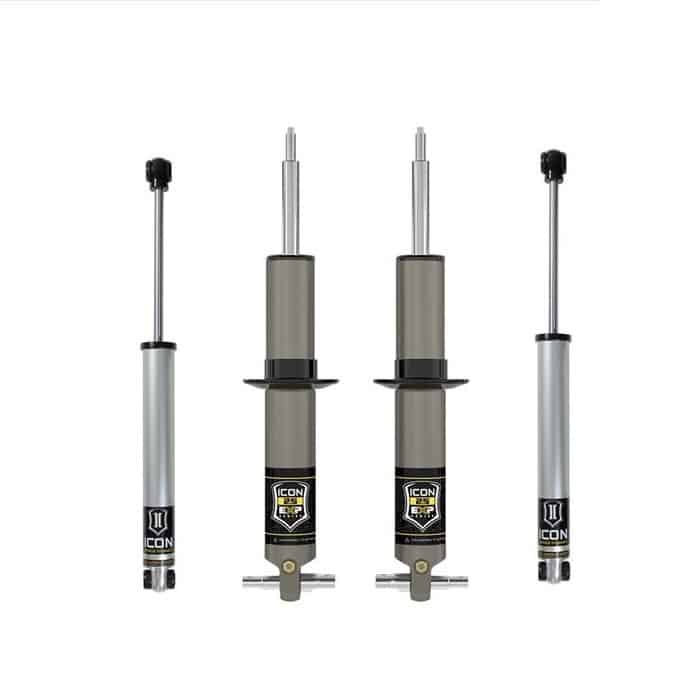 ICON 19-23 GM 1500, 2.375-3.75″ LIFT, STAGE 1 EXP SUSPENSION SYSTEM