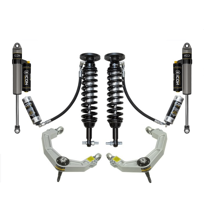 ICON 2015-20 FORD F150 4WD, 2-2.63″ LIFT, STAGE 5 SUSPENSION SYSTEM, BILLET UCA
