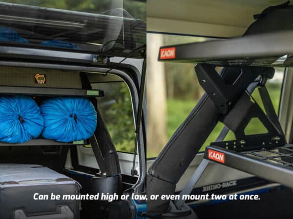 JK 4 Door Standalone Rear Roof Shelf