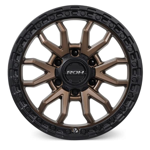 LC300 (17X9) RAID MATT BLACK BRONZE 4x ALLOY WHEELS (6/139) +35