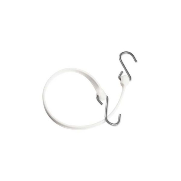 24″ Bungee Polystrap, White