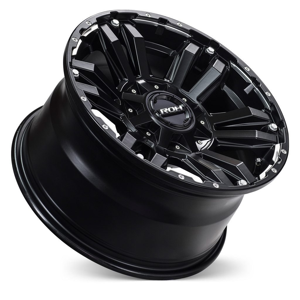 LC300 (18X9) 4x MATT BLACK VAPOUR WHEELS (6/139) +30 OFFSET