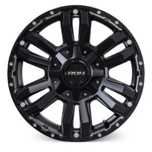 LC71/LC76/LC78/LC79 (17X9) 5x MATT BLACK BRONZE ASSAULT WHEELS (6/139) -12 / -59 OFFSET