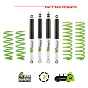 Jimny 2019+ Nitrogas Suspension Kit – 200-400 Heavy