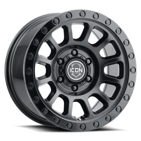 JK/JL/JT (17×8.5) 5x HULSE DBL BLACK 5×5 -6 OFFSET