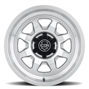 SILVERADO/SUBURBAN/SIERRA 1500 (17×8.5) 4x NUEVO SILVER MACHINED 6×5.5 (0 OFFSET)