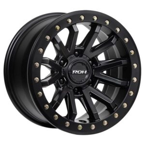 Y61 (17X9) 5x Zullo Matte Black wheels (6/139) -12 OFFSET